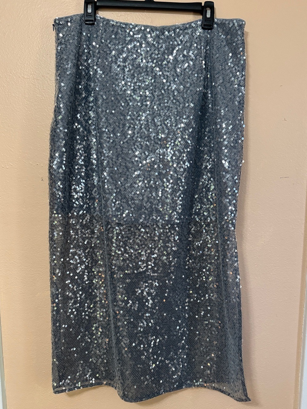 Open Edit Sequin Midi Skirt XL NWT